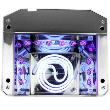 LAMPA DIAMOND 2w1 UV LED+CCFL 36W TIMER + SENSOR LIGHT PINK